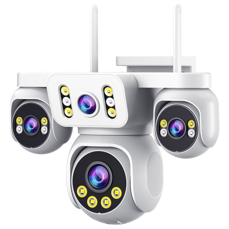 4-Lens Outdoor Security Camera