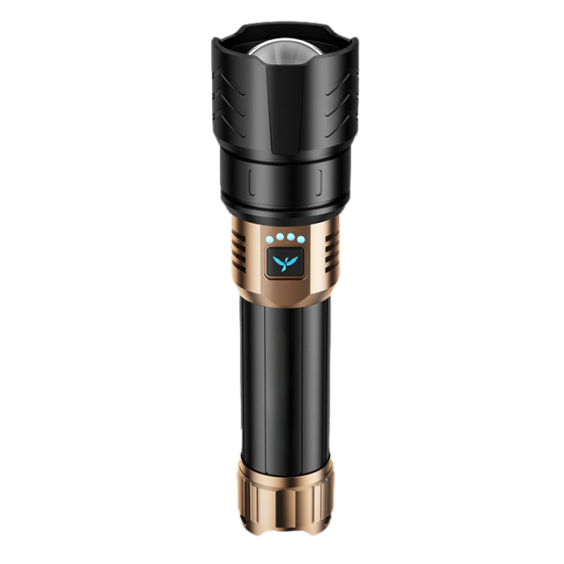 Focused laser flashlight