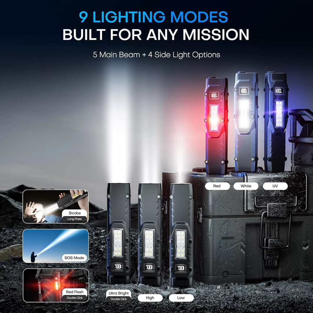 DT007 Three-Light Tactical Flashlight