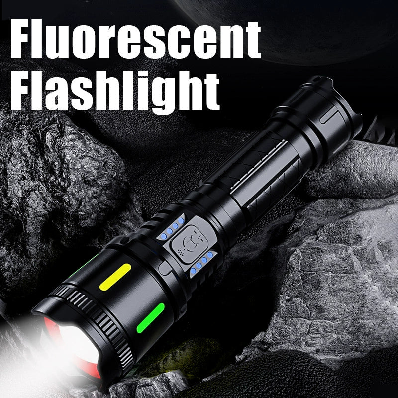 Multifunctional Zoomable High-Power Long-Range Flashlight