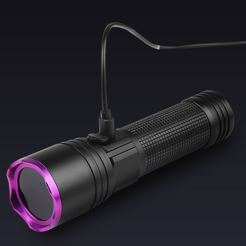 High-Power UV365 Flashlight for Pet Stains & Anti-Counterfeit