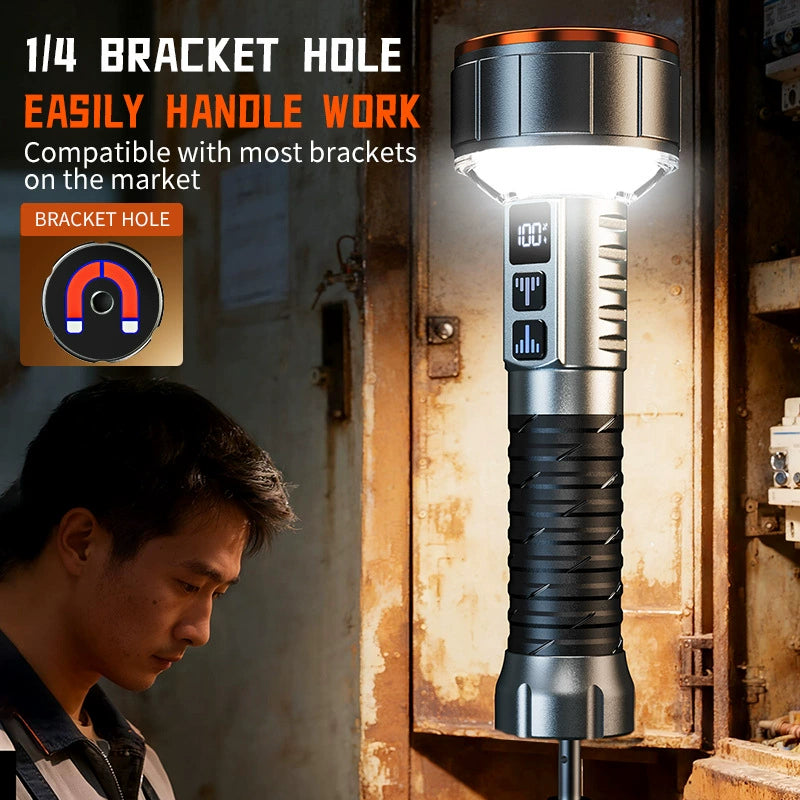 COB Ambient Torch: Fast Charging, High Power, Extended Battery Life