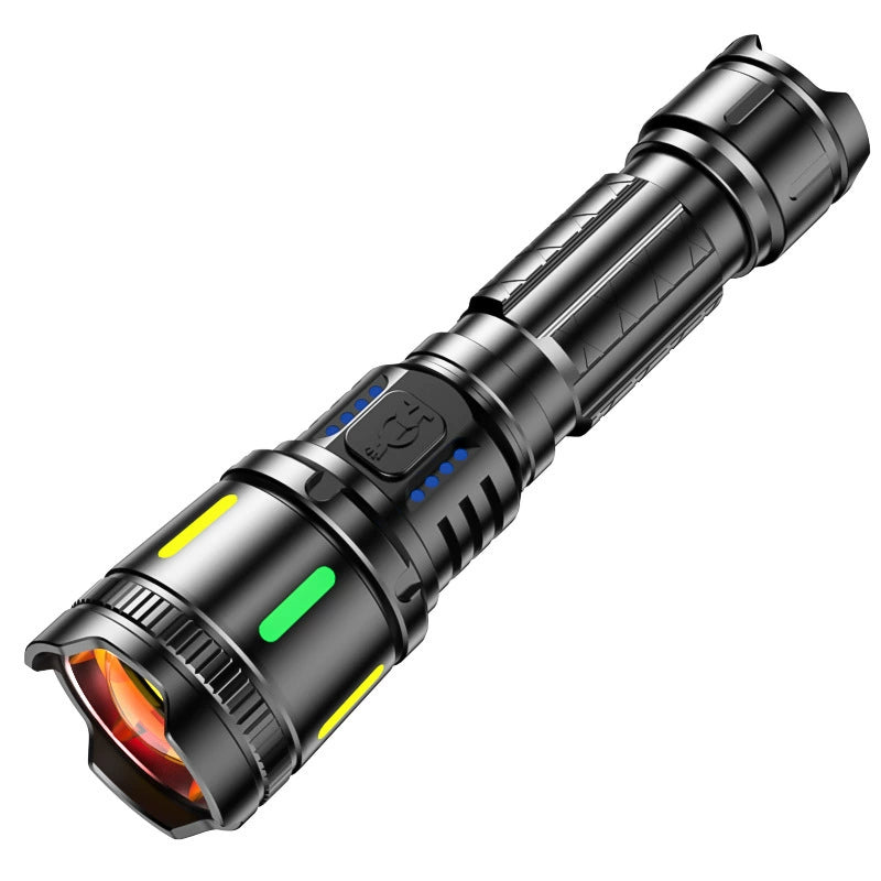 Multifunctional Zoomable High-Power Long-Range Flashlight