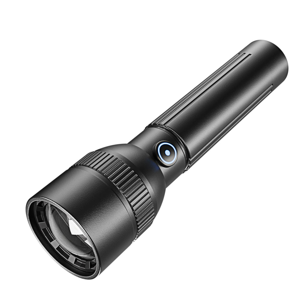 Rechargeable Laser Flashlight - Super Bright, Zoomable, Long Lasting
