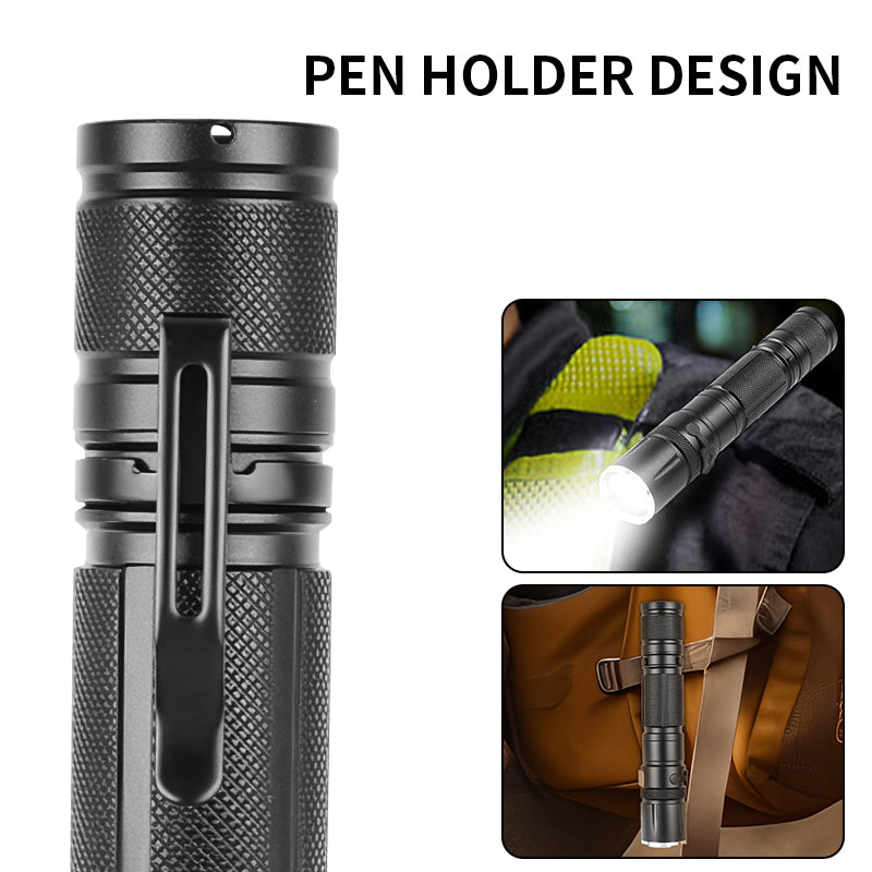 White Laser Pocket Flashlight