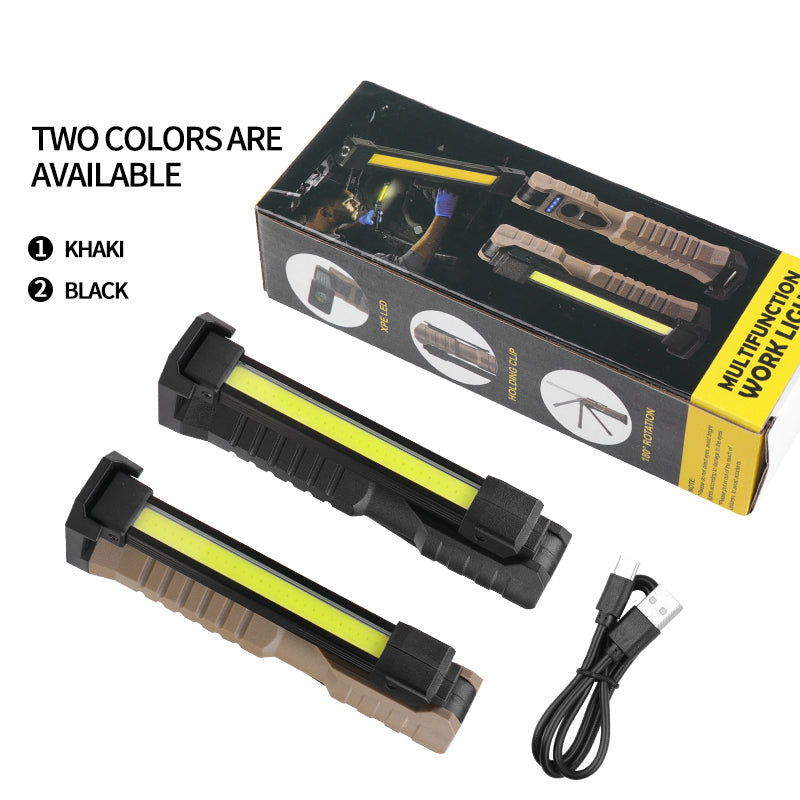 Magnetic Dual-Sided COB Folding Work Light