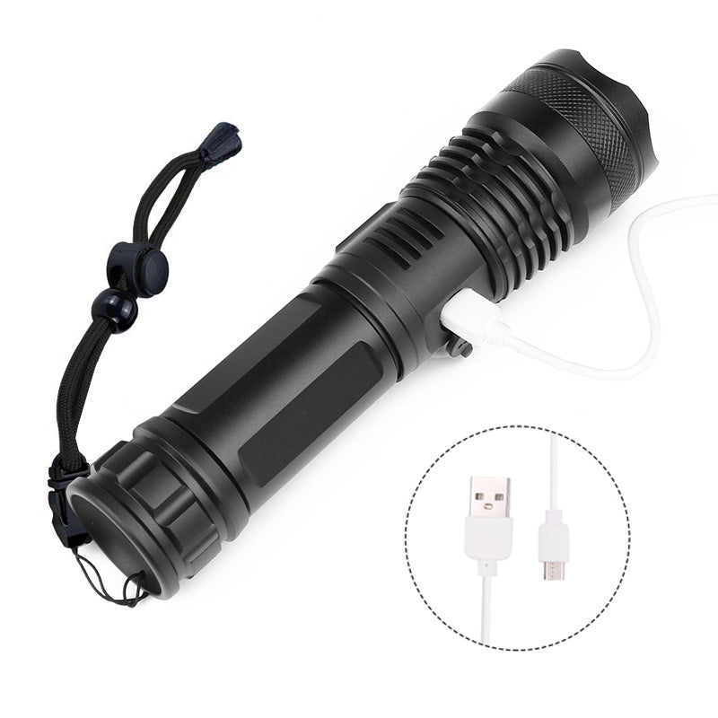 Aluminum Alloy P50 Flashlight with Power Display