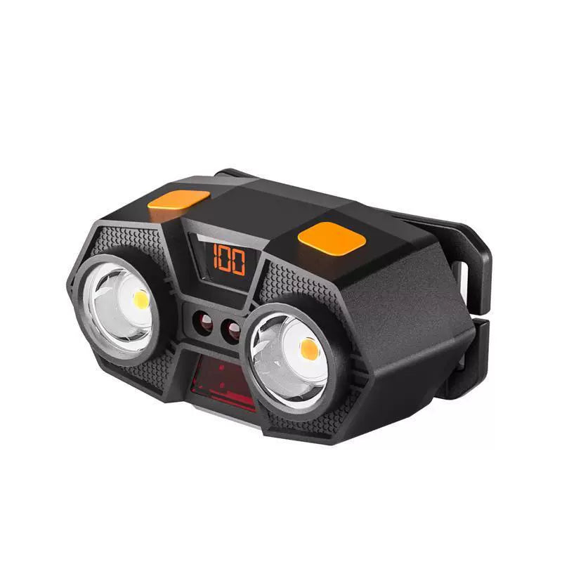 T039 LED Headlamp with Motion Sensor – Hands-Free Outdoor Light