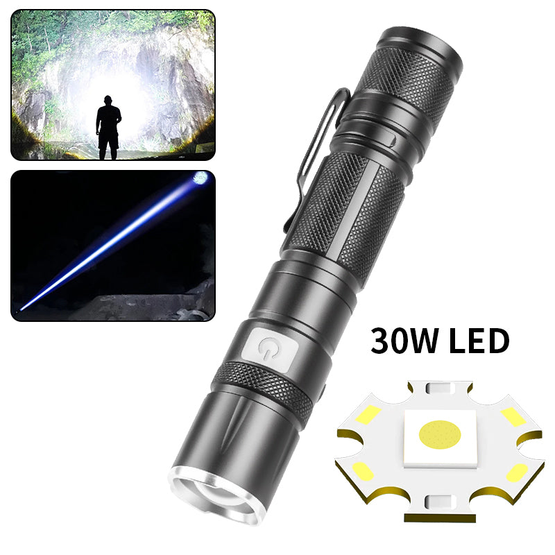White Laser Pocket Flashlight