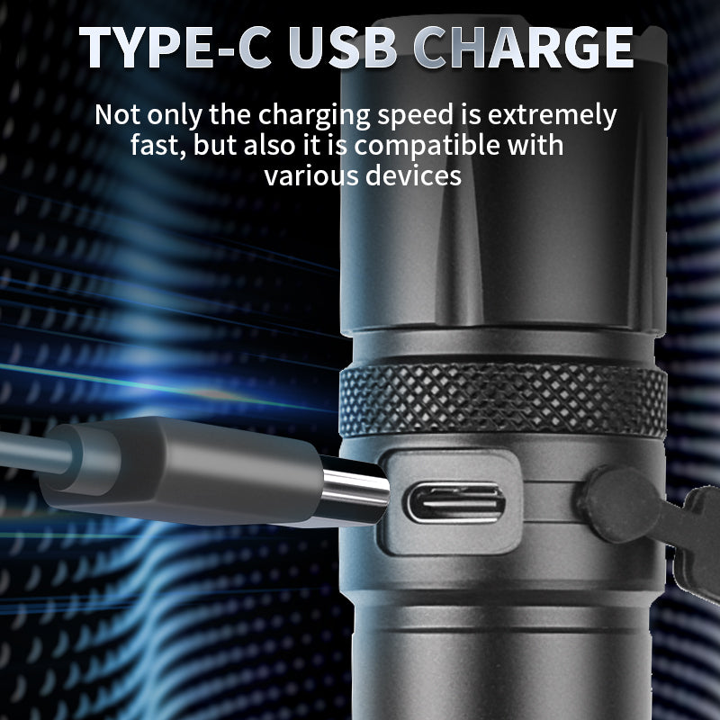 White Laser Pocket Flashlight