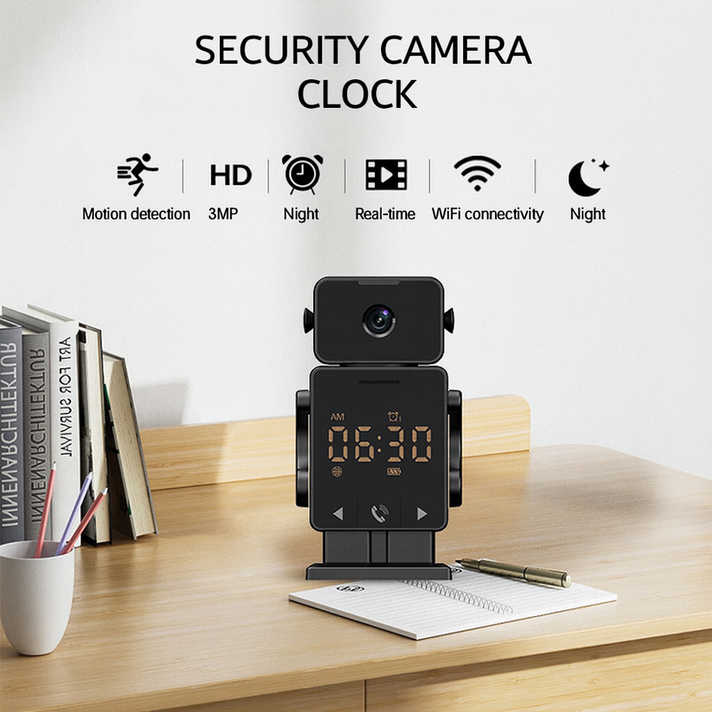 Tuya Smart Clock Camera